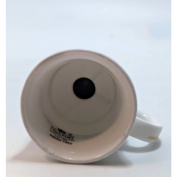 Vintage Coalport Bone China Indian Tree Candle Snuffer Made In England - Picture 4 of 6